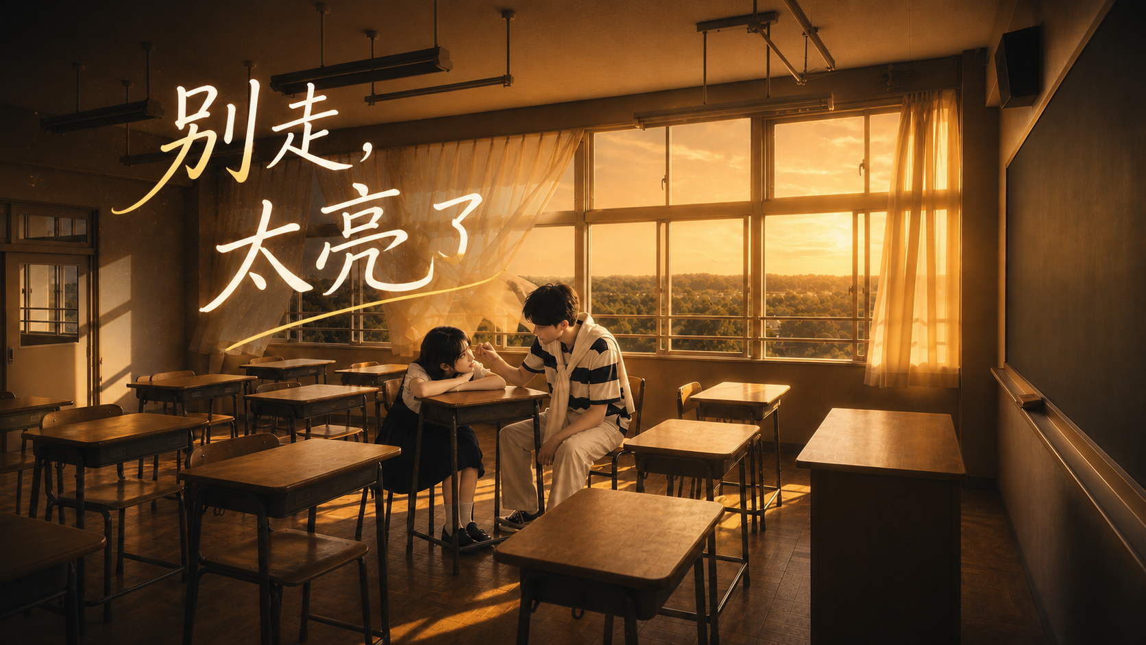 《别走，太亮了》AI 短剧复盘故事板 案例封面